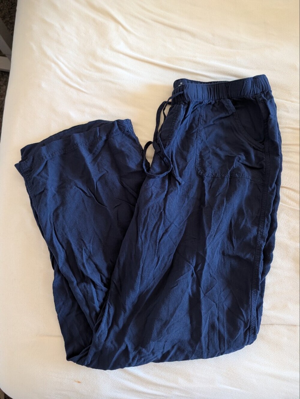 Women's Navy Hollister Drawstring Pants